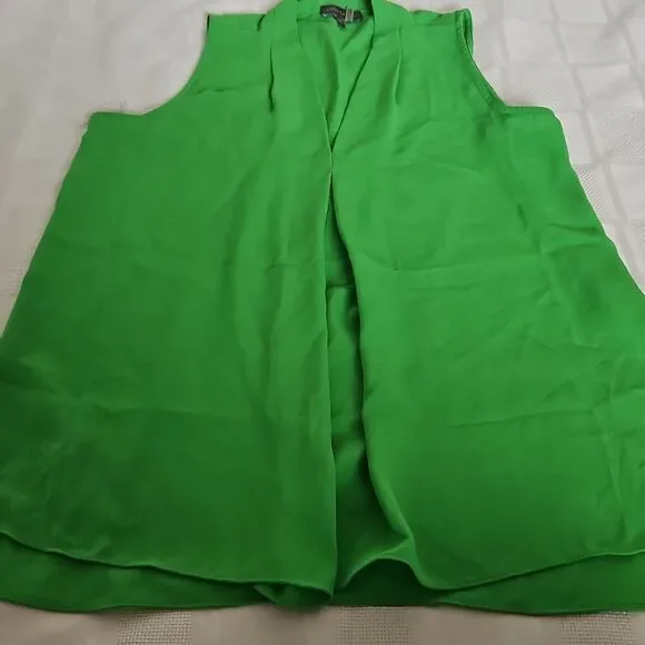 Vince Camuto Sleeveless Top XS Green - Picture 12 of 16